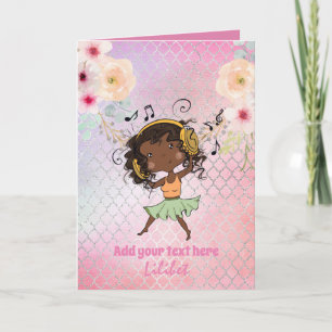 Cartes d'anniversaire Melanin Princess pour tous l