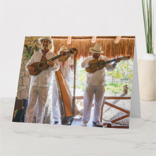 CARTES D'ANNIVERSAIRE MEXICAINES DES CHANTEURS DE