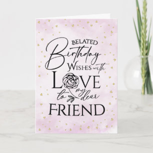 Cartes d'anniversaire minimalistes envoyées avec r