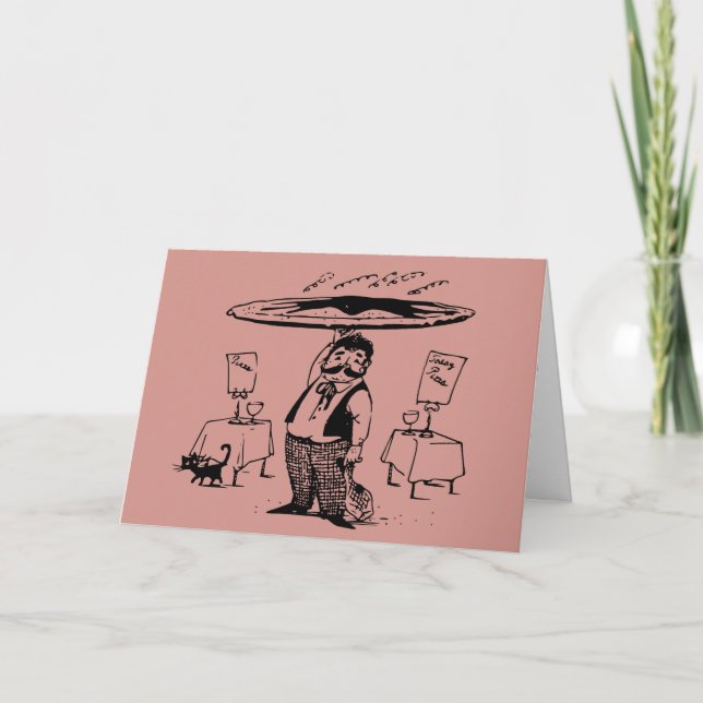 CARTES D'ANNIVERSAIRE PIZZA LOVER PARLOR (Devant)