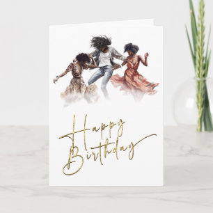 Cartes d'anniversaire pour femme afro-américaine