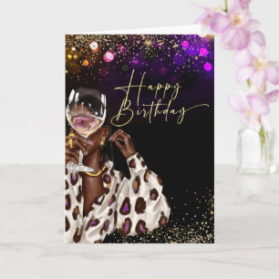 Cartes d'anniversaire pour femme afro-américaine