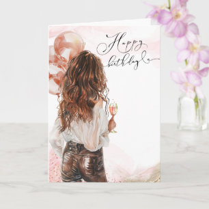 Cartes d'anniversaire pour femmes modernes