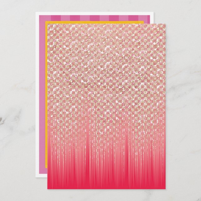 Cartes d'annonce de fête, de remise de diplômes et (Devant / Derrière)