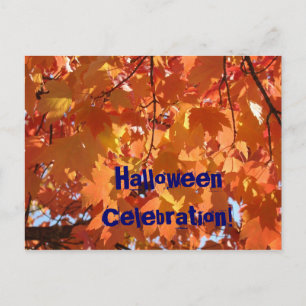 Cartes d'annonce de l'événement Holloween Celebrat