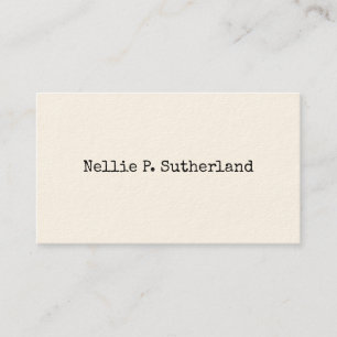 Cartes d'appel de type simple