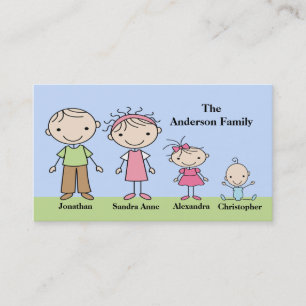 Cartes d'appel pour mamans Figure Stick