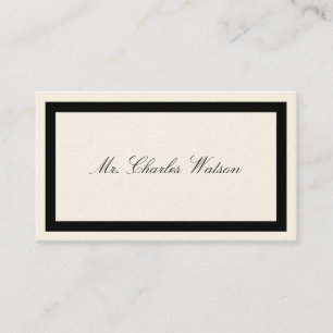 Cartes d'appel victoriennes de Gentleman