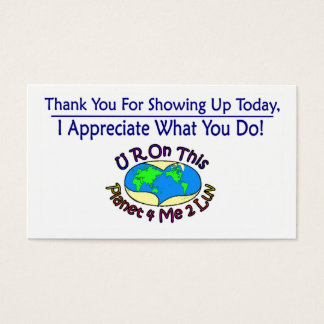 Cartes d'Appréciation Changer cette planète