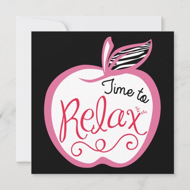 Cartes d'appréciation de l'enseignant de Zebra ABC (Devant)