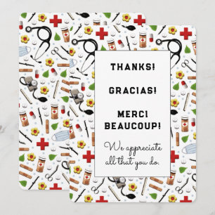 Cartes d'appréciation des infirmières