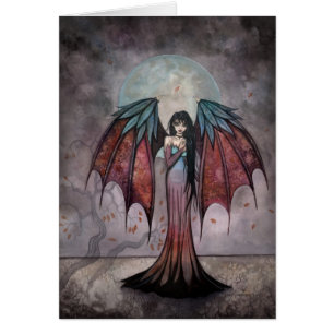 Cartes d'art de fées gothiques vampires des arbres