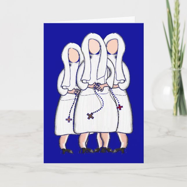 Cartes d'art de Sœur Jeanne Jugan - Intérieur blan (Devant)