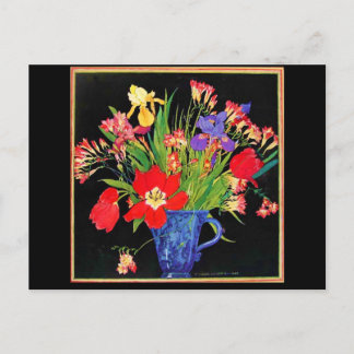 Cartes d'art florales Vintages rétro