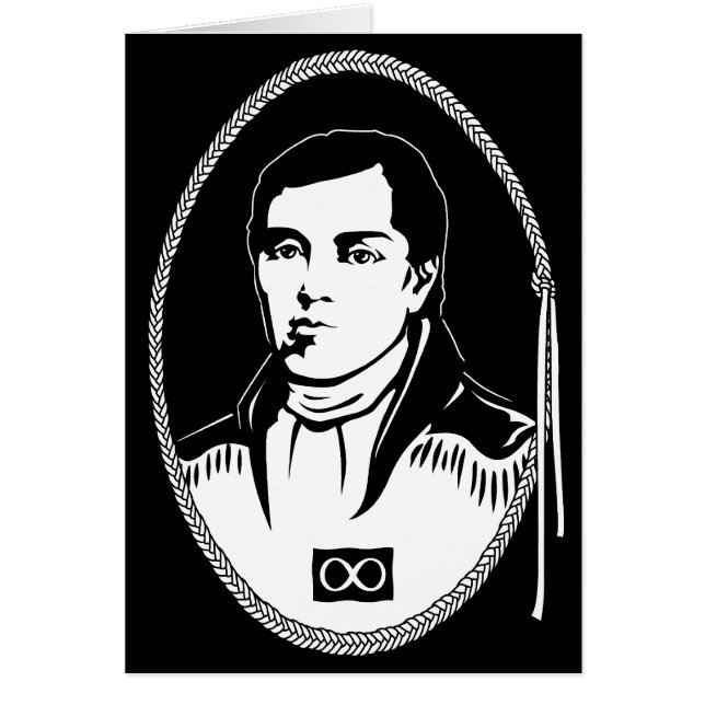 Cartes d'art Metis Card Cuthbert Grant (Devant)