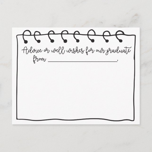 Cartes d'avis du groupe de diplômés pour le diplôm (Devant)