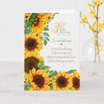 Cartes de 3e anniversaire de mariage avec tourneso