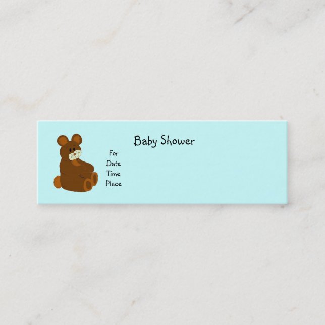 Cartes de Baby Shower (Devant)