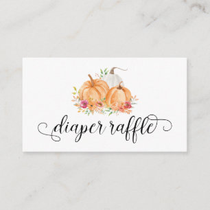 Cartes de Baby shower citrouille au carreau