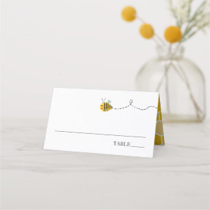 Cartes de Baby shower des abeilles