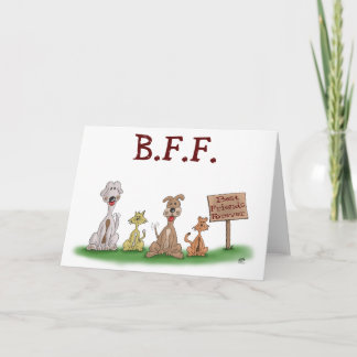 Cartes de bande dessinée : Meilleurs amis pour