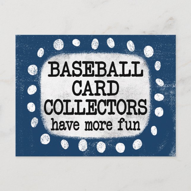 Cartes de baseball Les collectionneurs s'amusent d (Devant)