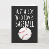 Cartes de Baseball Mignonnes pour Bébés Garçons En