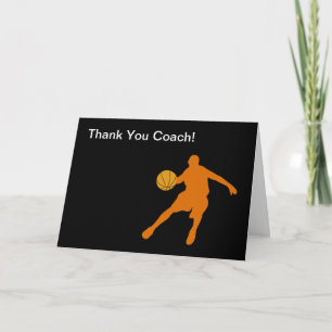 Cartes de basket-ball de l'entraîneur Merci
