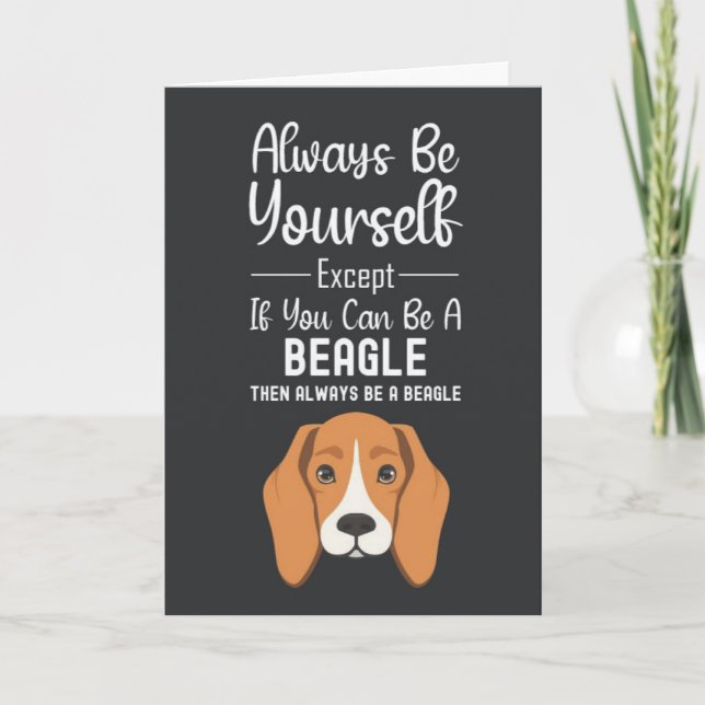 Cartes de Beagle Mignon Chiens Drôles Animaux de C (Devant)