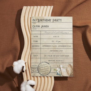 Cartes de bibliothèque vintage amusant livres de n