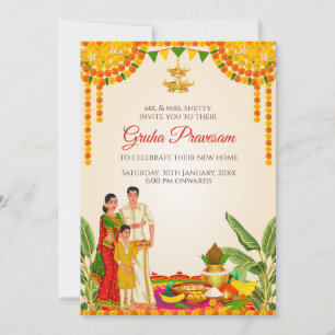 Cartes de bienvenue pour la maison indienne en tan