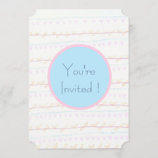 Cartes de billets à rayures de vigne florale douce