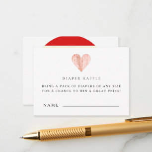 Cartes de billets de rabat baby shower