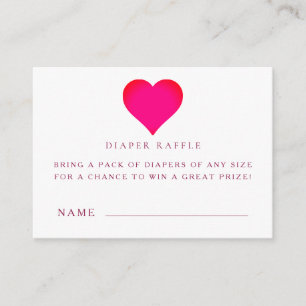 Cartes de billets de rabat baby shower