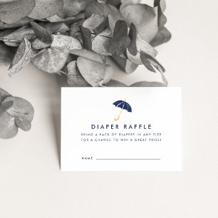 Cartes de billets de rabat baby shower Marine