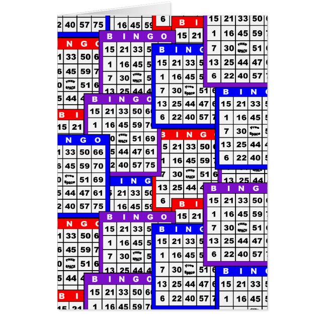 Cartes de Bingo (Devant)