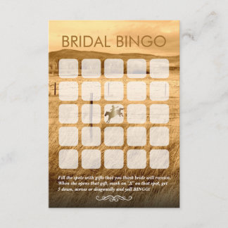 Cartes de Bingo Russe Country Fête de l'mariée