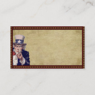 Cartes de biz de l'oncle américain Sam-Prim