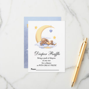 Cartes de boîtier Baby shower Déchets Raffle.