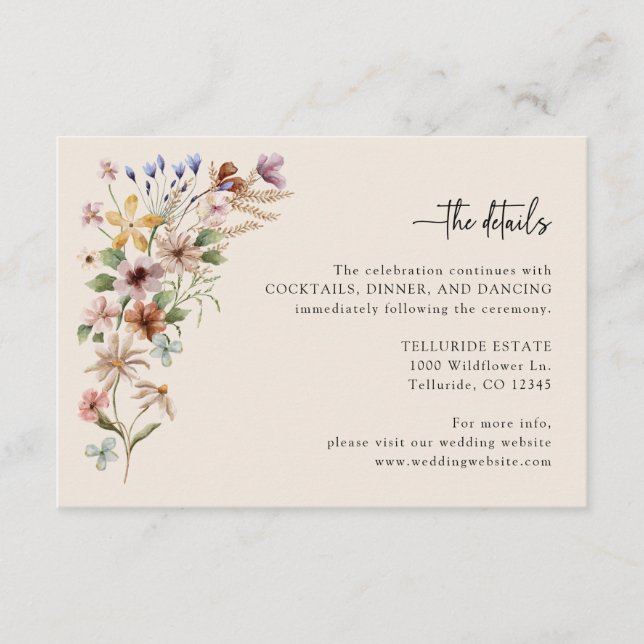 Cartes de boîtier Boho Détail vintage (Devant)