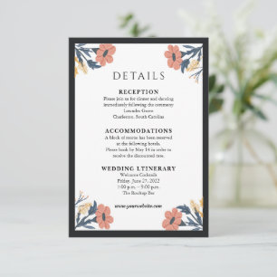 Cartes de boîtier élégantes pour Faire-part de mar