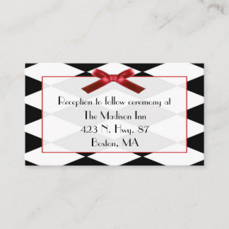 Cartes de boîtier Mariage Arlequin