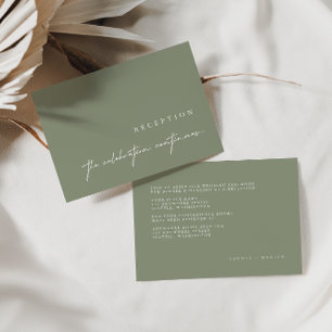 Cartes de boîtier Mariage minimaliste Élégante