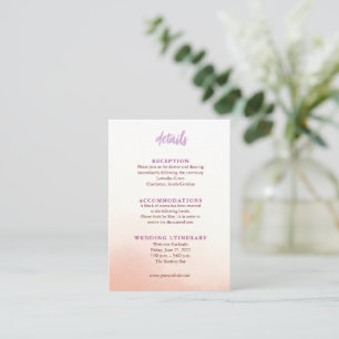 Cartes de boîtier mariage romantique