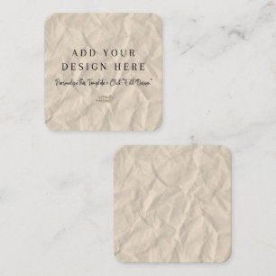 Cartes de boîtier neutres arrondies de 2,5 po x 2,