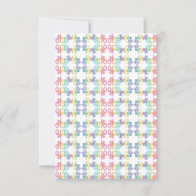 Cartes de Bon Anniversaire (Devant)