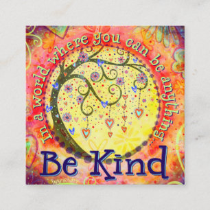 Cartes de bonté "Be Kind" Inspirivity