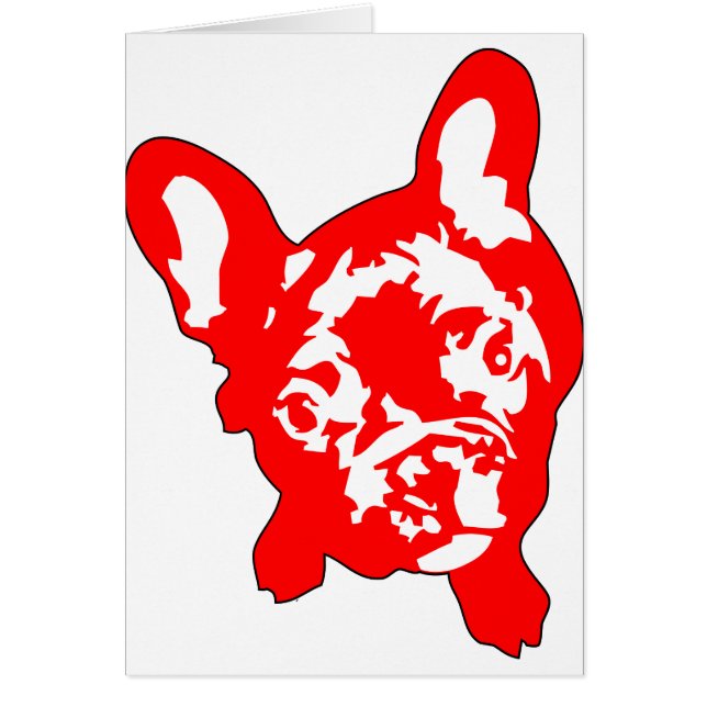 Cartes de Bouledogue Français (Devant)