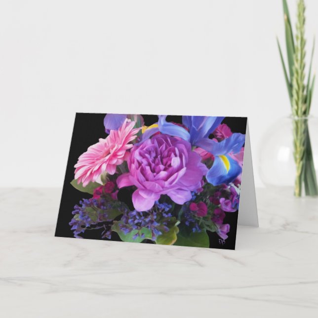 Cartes de bouquet Mes amis (Devant)
