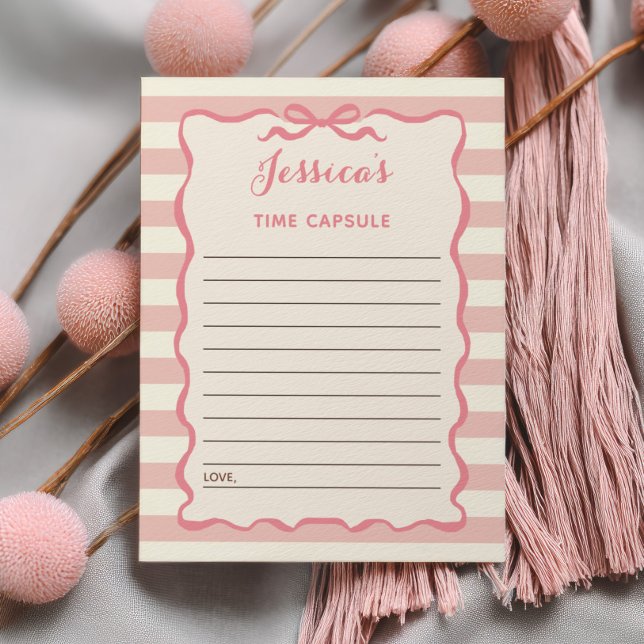 Cartes de capsule temporelle pour 1er anniversaire (Créateur téléchargé)